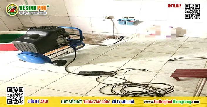 Hút bể phốt và thông tắc cống- Hai dịch vụ có thể bị nhầm lẫn 2 Thông tắc cống tại Hải Phòng