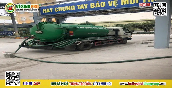 Hút bể phốt tại Phường Lê Chân, Hải Phòng