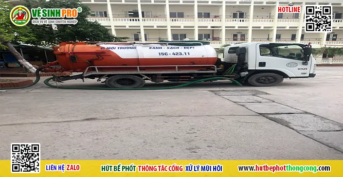 Sự Khác Nhau Giữa Hút Bể Phốt Và Hút Hố Ga- Phân Biệt Đúng Để Tránh Lãng Phí 2 Hút bể phốt Hải Phòng